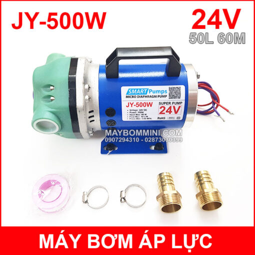 May Bom Ap Luc JY 500W 24V 50L