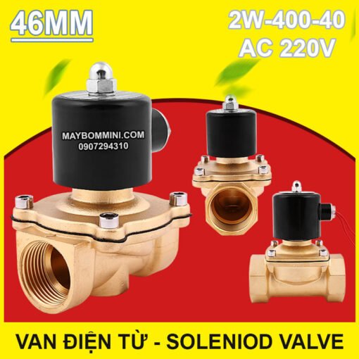 Van Dien Tu Khoa Nuoc Bang Dien 220v 46mm