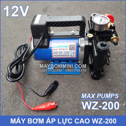 May Bom Ap Luc Cao 12V WZ 200 Maxpumps