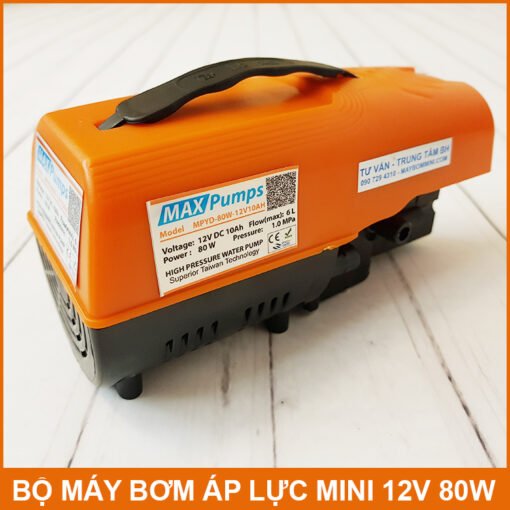 Bom Nuoc Mini Ap Luc YD 12V 80W