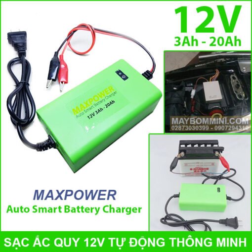 Sac Ac Quy Tu Dong Thong Minh 12v Gia Re Chat Luong