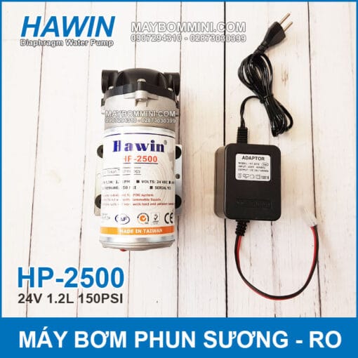 May Bom Phun Suong 24V Hawin HP 2500