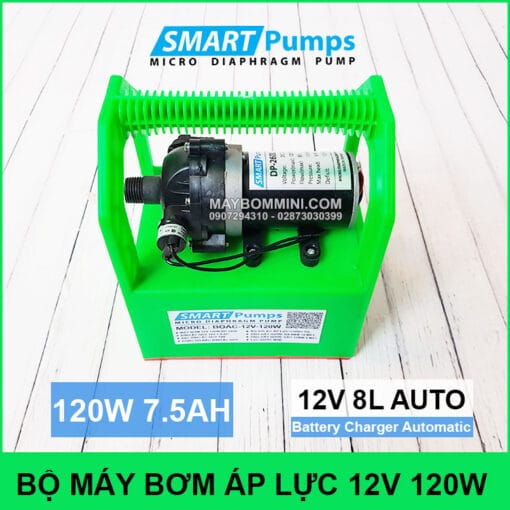 Bo May Bom Ap Luc 12v 120w 7500mah