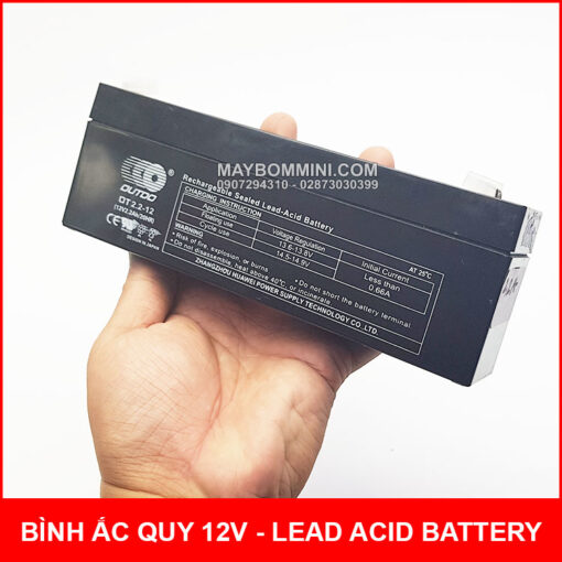 Phan Phoi Binh Ac Quy Outdo 12V 2200mah