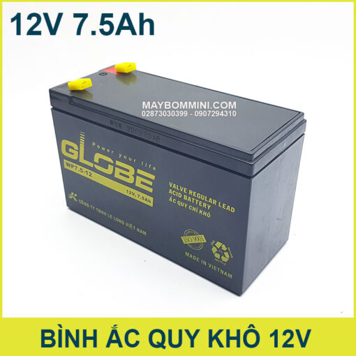 Ac Quy Mini 12v 7500mAh Chinh Hang