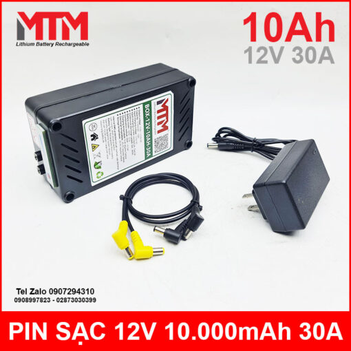 Bo Pin Sac 12v 10000mah Kem Sac