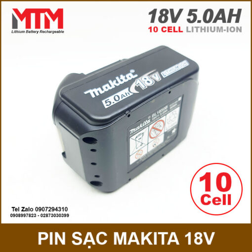 Pin Makita 5ah Chinh Hang