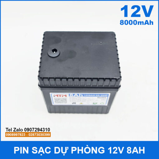 Pin 12v 8000mah Gia Re