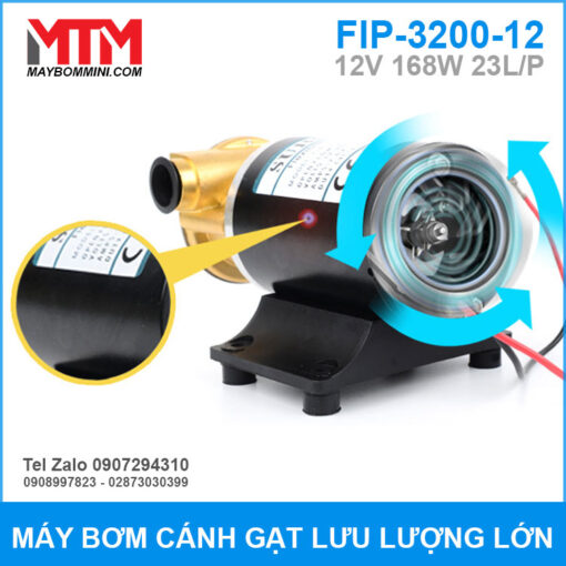 Bom Nuoc Canh Gat Luu Luong Lon 12v