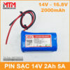 Pin 14v 4000mah 5A 4S