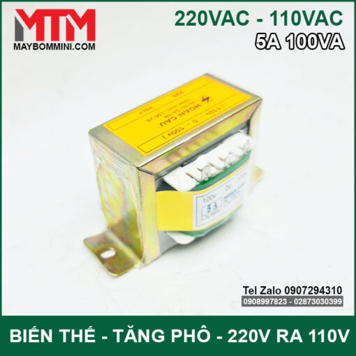 Cuc Bien The Tu Ngau 220v 110v 5A 100Va