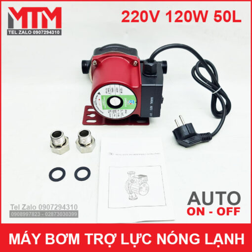 May Bom Tro Luc Tu Dong 220V 120W 50L Oring