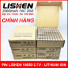 Pin 18650 Lishen 2000mah 10c Chinh Hang Xam Gia Si