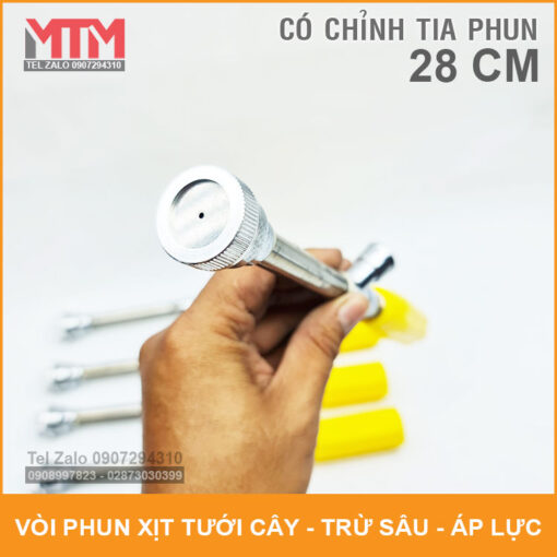 Dau Bec Phun Voi Xit Ap Luc 28cm