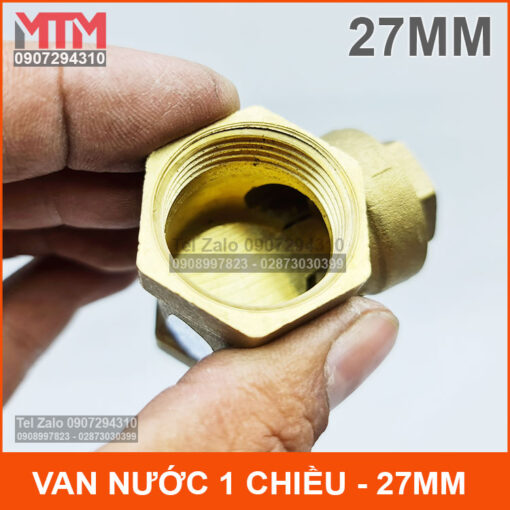 Ban Van Nuoc Mot Chieu Tu Dong 27mm