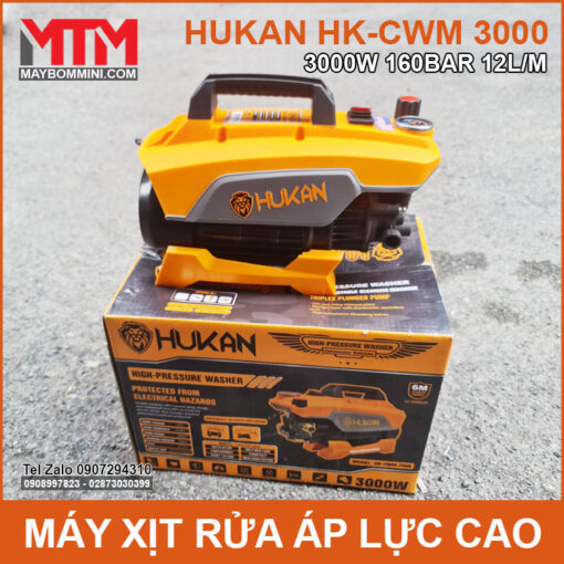 May Rua Xe Ap Luc Cao 220V 3000W 12L Hukan HK CWM 3000 Cao Cap