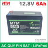 Binh Ac Quy Pin 12V 6Ah 30A Lifepo4